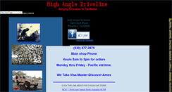 Desktop Screenshot of highangledriveline.com